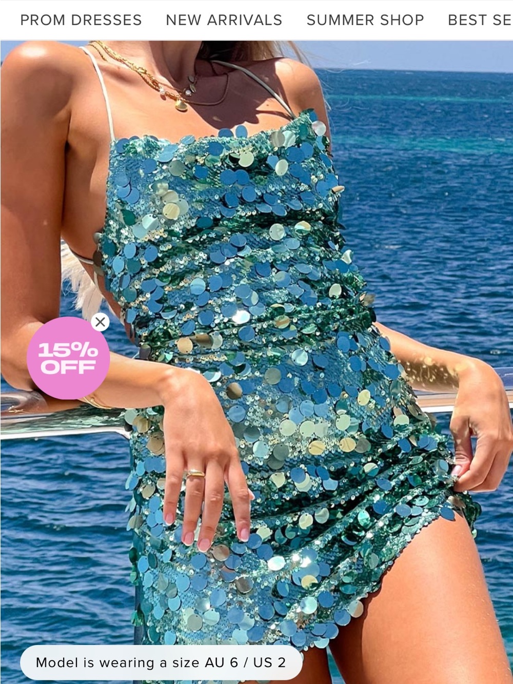Beginning boutique sequin dress